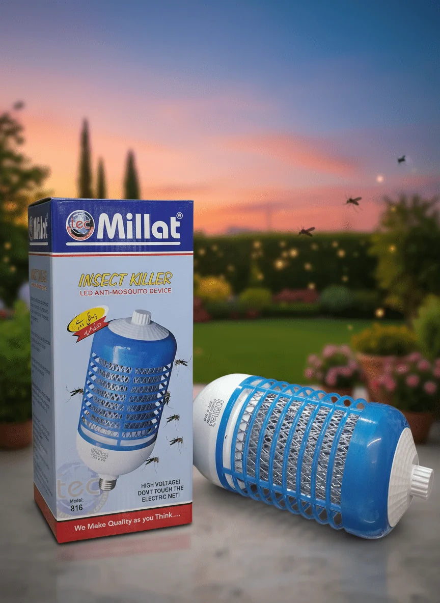 Insect Killer LED Anti-Mosquito Device – Easy Bulb Holder Fit